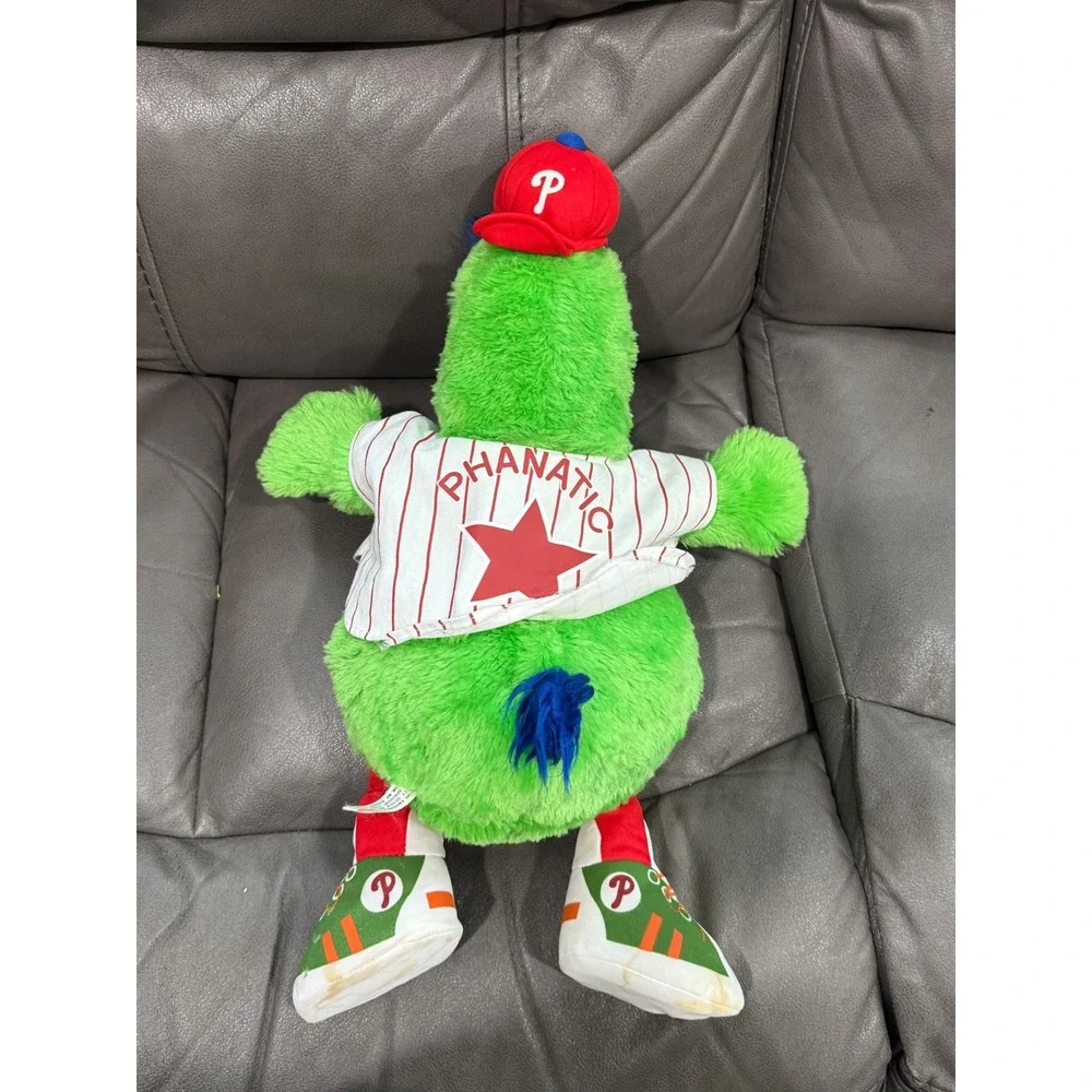 Philadelphia Phillies MLB Phanatic Plush Mascot Green Shaggy Stuffed Animal  22